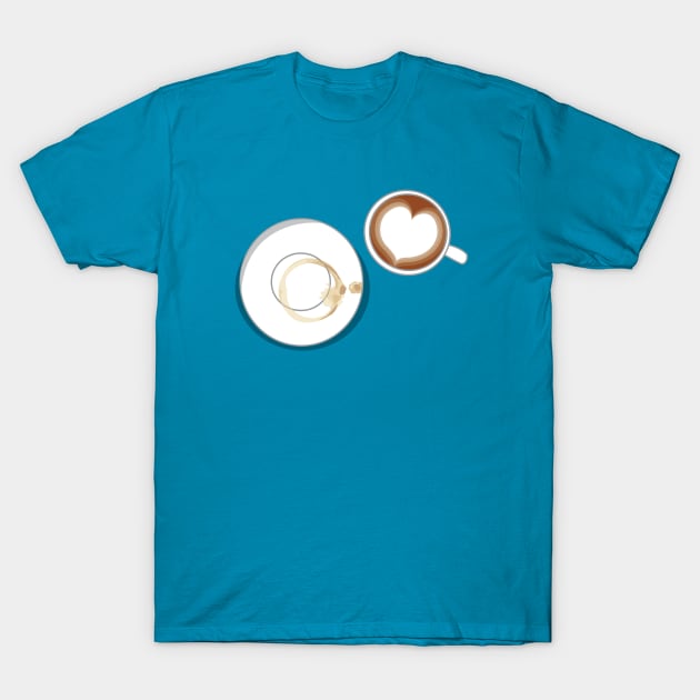 morning coffee T-Shirt by fairytaleink